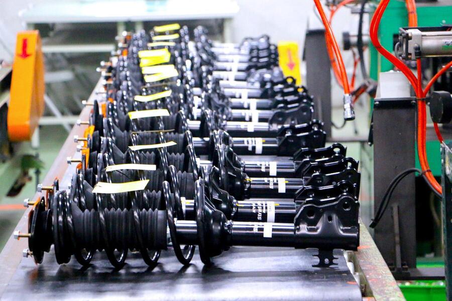 Guangzhou Jovoll Auto Parts Technology Co., Ltd. linea di produzione del fabbricante