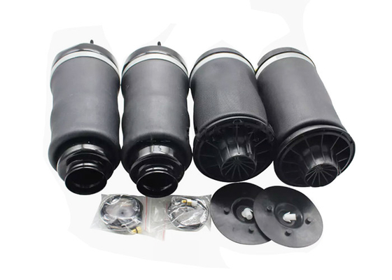 A1643204513 A1643200625 Mercedes Benz W164 2pcs anteriore 2pcs posteriore ML GL vetro sospensione pneumatica sacchetto di molla nuovo